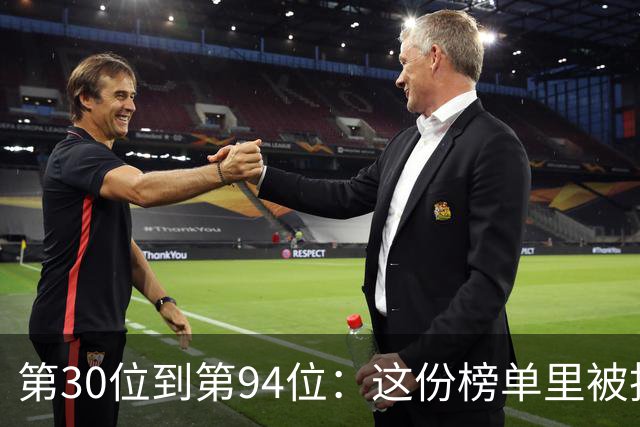 第30位到第94位：这份榜单里被投票者认为低估的名字